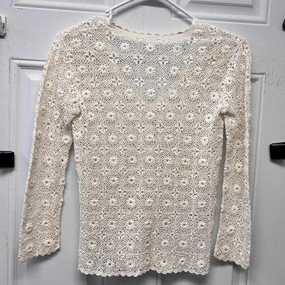 Handmade Crochet Sweater Small AAA3947 - Picture 8 of 8